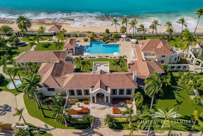 Aerial view of Le Chateau Des Palmiers 